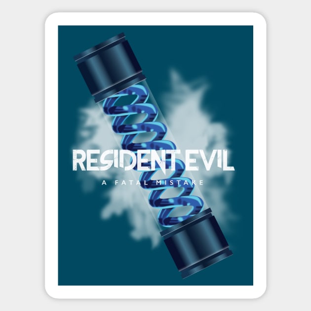 Resident Evil - Alternative Movie Poster Sticker by MoviePosterBoy